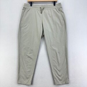 Kuhl METRO FreeFlex‎ Pants Womens Large Short Khaki Pull-On Comfort Workwear